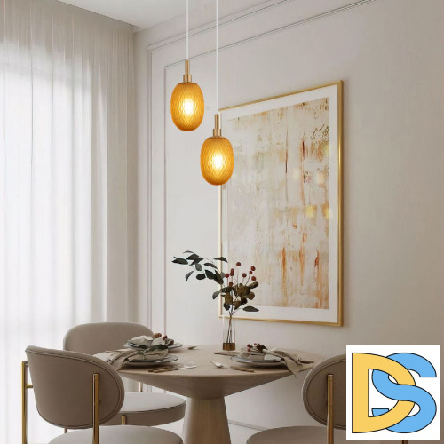 Подвесной светильник Eurosvet Pineapple 50266/1 янтарный a066525