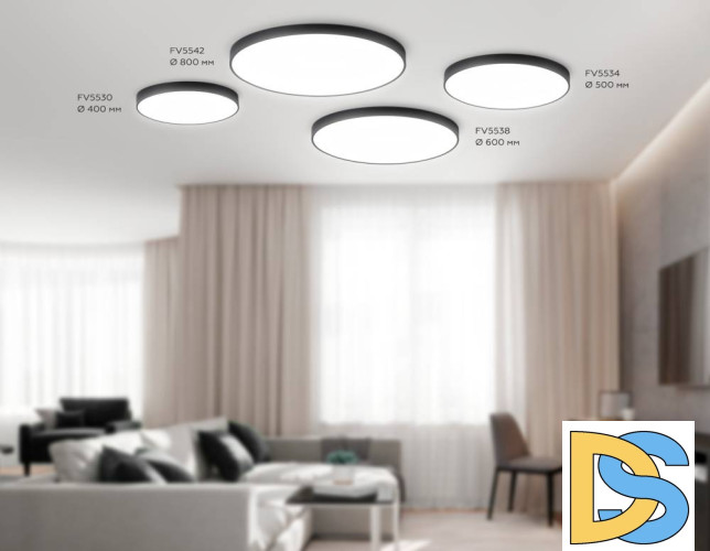 Потолочный светильник Ambrella Light Orbital Air Alum FV5542