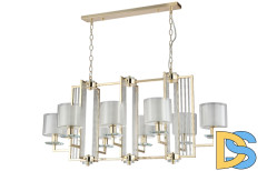 Подвесная люстра Crystal Lux Nicolas NICOLAS SP8 L1000 GOLD/WHITE