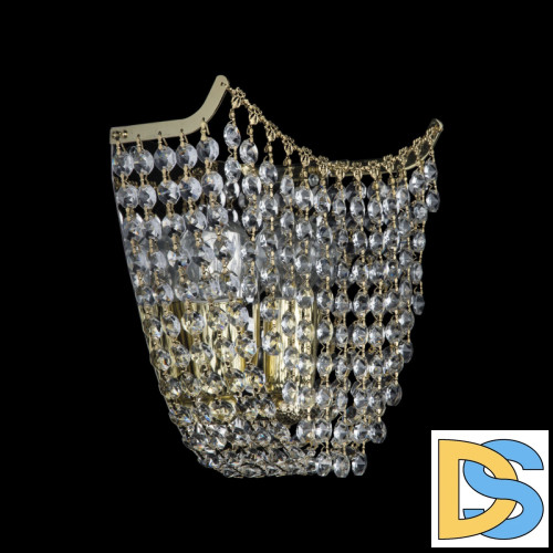 Настенный светильник Bohemia Ivele Crystal 77081B/22 G
