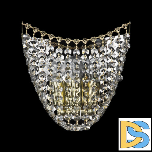 Настенный светильник Bohemia Ivele Crystal 77081B/22 G