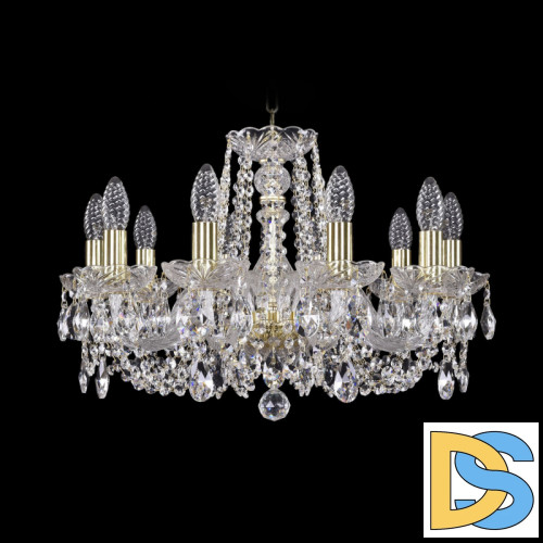 Подвесная люстра Bohemia Ivele Crystal 1402/10/195 G