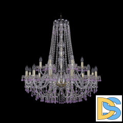 Подвесная люстра Bohemia Ivele Crystal 1410/12+6/300/h-95 G V7010