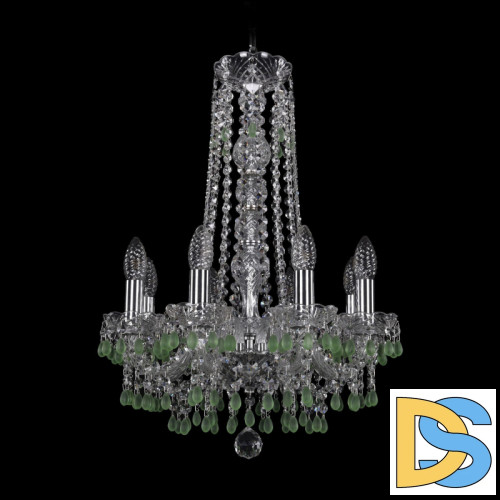 Подвесная люстра Bohemia Ivele Crystal 1410/8/141/h-60 Ni V5001
