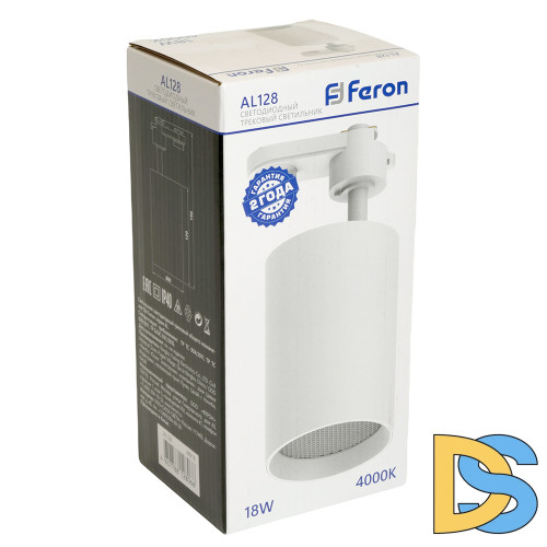Трековый однофазный светильник Feron AL128 48918