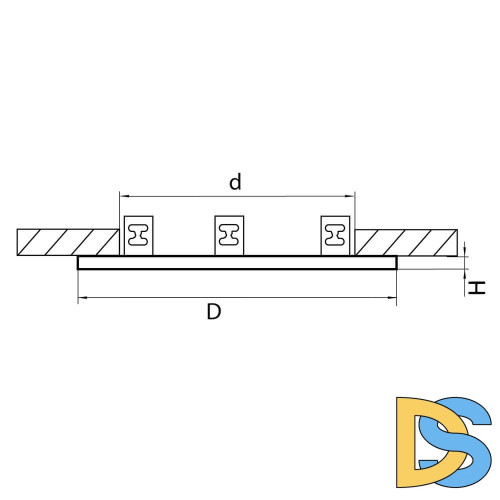 Рамка Lightstar Intero 111 217936