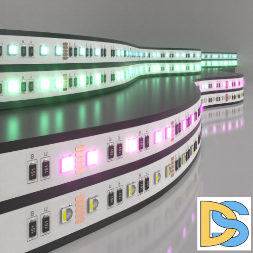 Светодиодная лента Elektrostandard 24V 24W 60Led 5050 IP20 MIX RGB/холодный белый, 5м 4690389172311