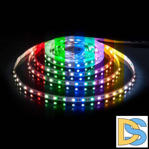Светодиодная лента Elektrostandard 24V 24W 60Led 5050 IP20 MIX RGB/холодный белый, 5м 4690389172311