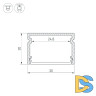 Профиль Arlight LINE-3020-2000 ANOD 046962