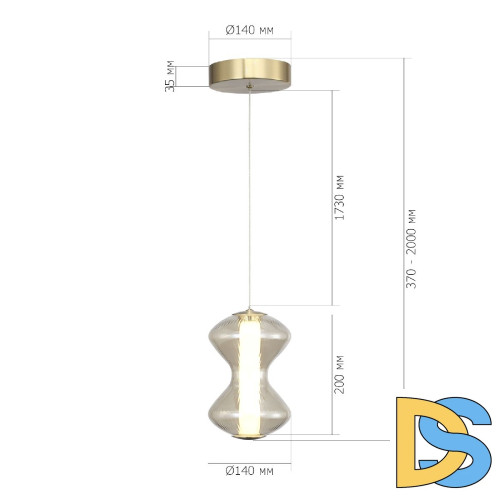Подвесной светильник ST Luce Spine SL6136.203.01
