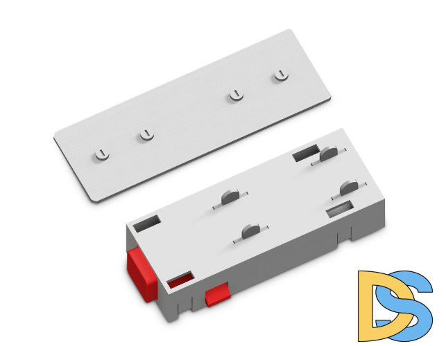 Коннектор питания прямой с соединителем Ambrella Light Magnetic 220V GL1105