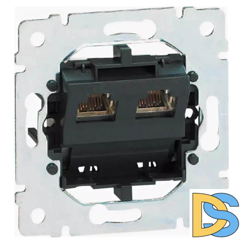 Розетка телефонная 2хRJ11 Legrand Galea Life 775939