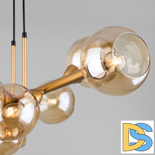 Подвесная люстра Eurosvet 70113/8 янтарный