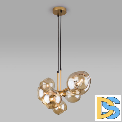 Подвесная люстра Eurosvet 70113/8 янтарный