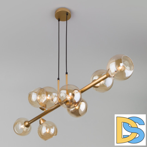 Подвесная люстра Eurosvet 70113/8 янтарный