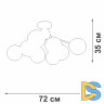 Потолочная люстра Vitaluce V3772-8/8PL
