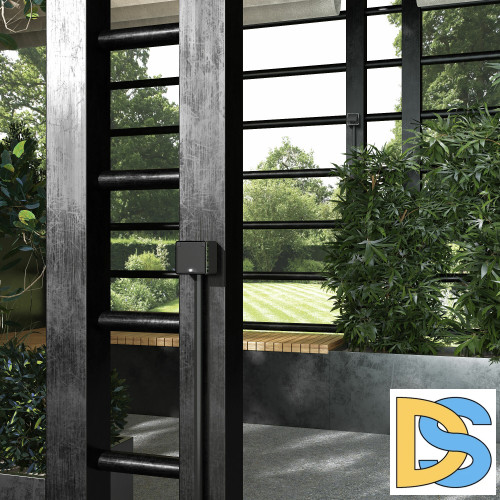 Розетка влагозащ. с зазем. с защит. крышкой и шторками Werkel Gallant (черный W5071235