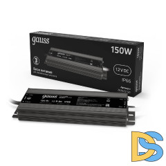 Блок питания Gauss 12V 150W IP66 15A 202023150