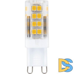 Лампа светодиодная Feron G9 5W 2700K Прямосторонняя Матовая LB-432 25769