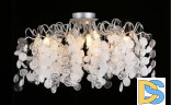 Потолочная люстра Crystal Lux Tenerife PL8 Silver