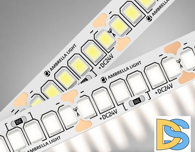 Светодиодная лента Ambrella Light LED Strip 24В 2835 18Вт/м 4500K 5м IP20 GS3302