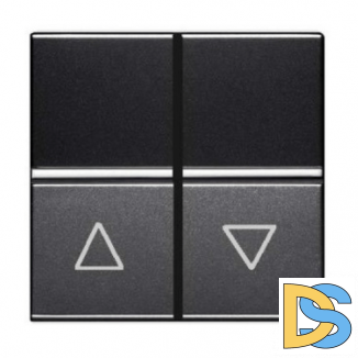 Выключатель жалюзи автоматический ABB Niessen Zenit Антрацит