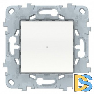 Диммер нажимной (кнопочный) 300Вт универсальный, Белый, серия Unica New, Schneider Electric
