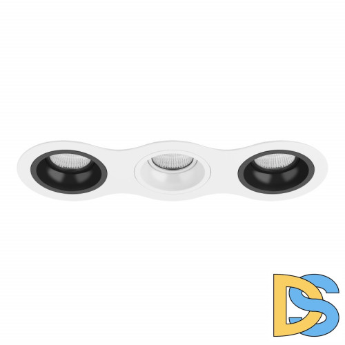 Встраиваемый светильник Lightstar D636070607 (214636+214607+214606+214607)