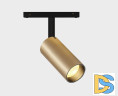 Трековый магнитный светильник Italline Atom IT012-5026 gold 3000K