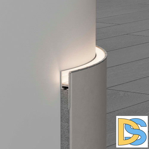 Алюминиевый профиль Arlight WALL-FANTOM-BENT-W10-SIDE-2000 ANOD 043694(1)