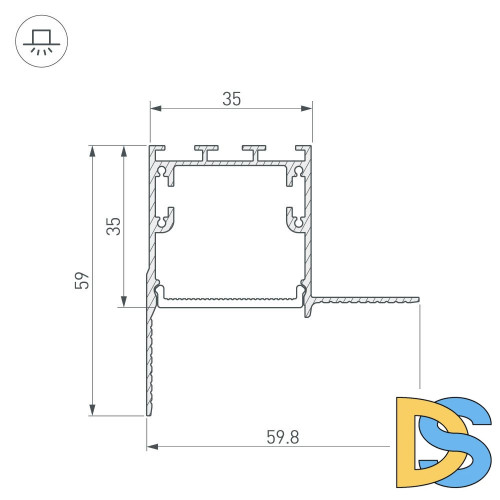 Соединитель профиля Arlight SL-LINIA 030100