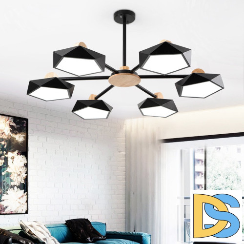 Люстра на штанге ImperiumLoft Geometric 140731-26