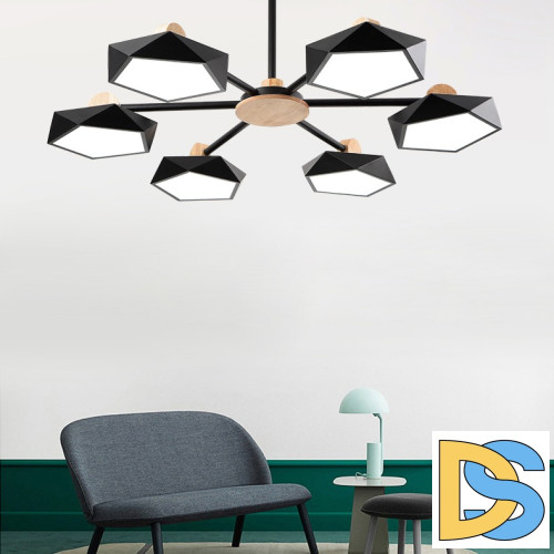 Люстра на штанге ImperiumLoft Geometric 140731-26