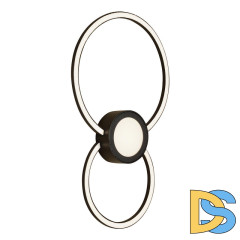 Настенно-потолочный светодиодный светильник iLedex Galaxy X046324 24W 3000K BK