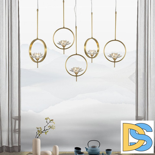 Подвесной светильник ImperiumLoft Lotos 177900-26