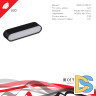 Трековый магнитный светильник Reluce 13001-9.3-001UR magnetic LED6W BK