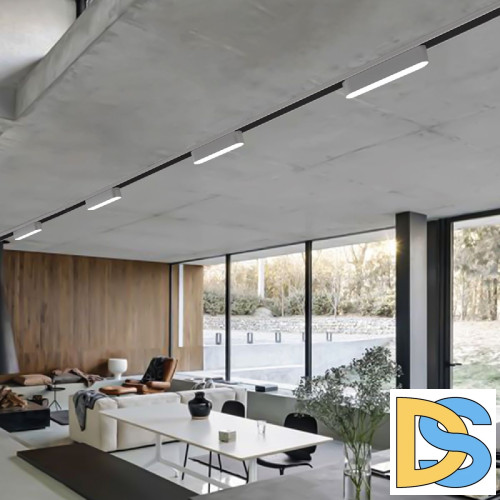 Трековый магнитный светильник Reluce 13001-9.3-001UR magnetic LED6W BK