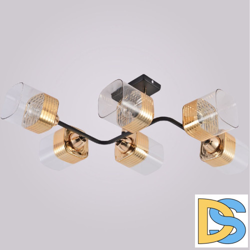 Потолочная люстра Reluce 01615-0.3-06 BK+FGD