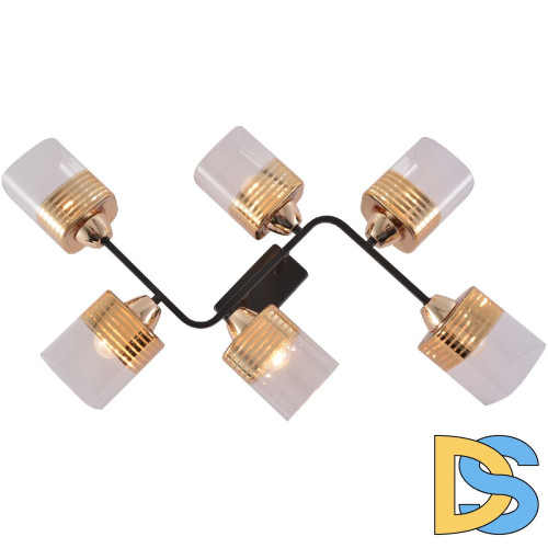 Потолочная люстра Reluce 01615-0.3-06 BK+FGD