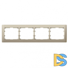 Рамка 4 поста горизонтальная Legrand Galea Life - титан