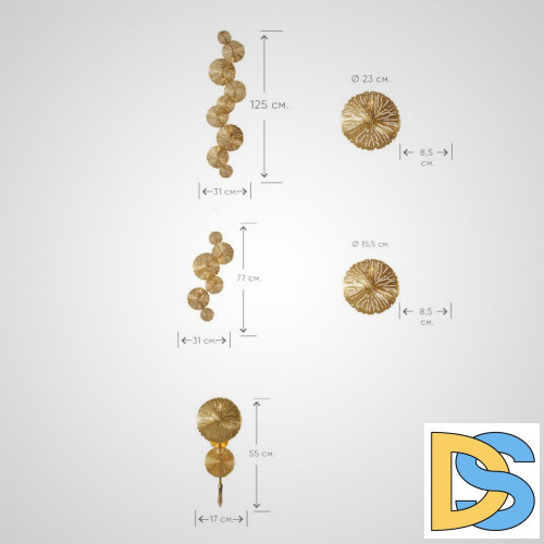 Настенный светильник ImperiumLoft Inca 191627-26
