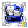 Механизм розетки TV+RJ45 кат. 6, S70