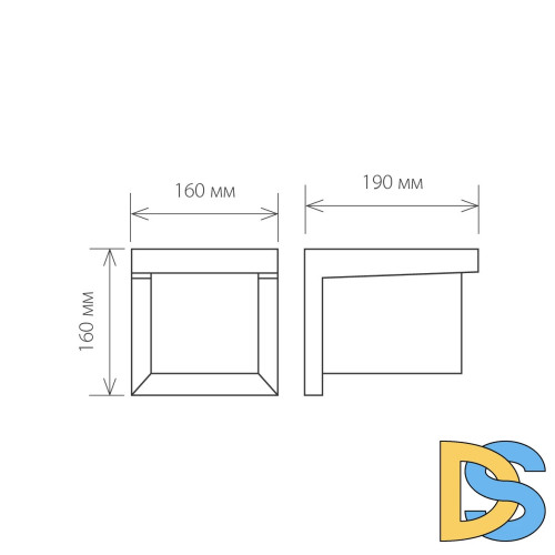 Уличный настенный светильник Elektrostandard 1540 Techno Shelter Grit 4690389106255