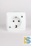 Розетка с заземлением ELBI Alsu 504-010200-217