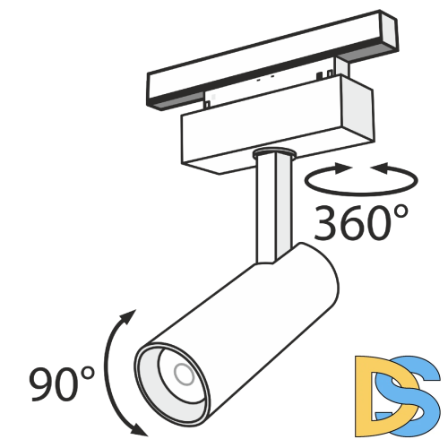 Трековый светильник Maytoni Track lamps TR019-2-10W4K-B