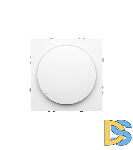 Терморегулятор электронный VOLTUM S70 с индикацией и датчиком, для теплого пола, (белый глянцевый)