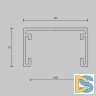Шинопровод накладной Maytoni Busbar trunkings Basity TRX172-112B