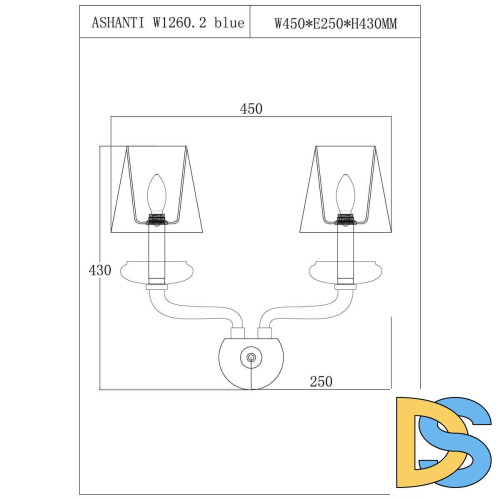 Бра Lucia Tucci Ashanti W1255.2 clear