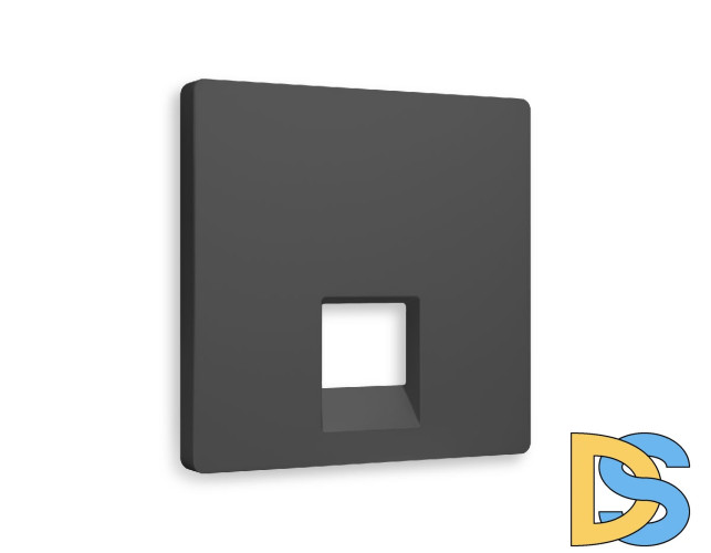 Лицевая панель для компьютерной/телефонной розетки RJ-45/RJ-11 Ambrella Volt Alfa AP9120