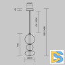 Подвесной светильник Maytoni Futuro MOD307PL-L24BS3K